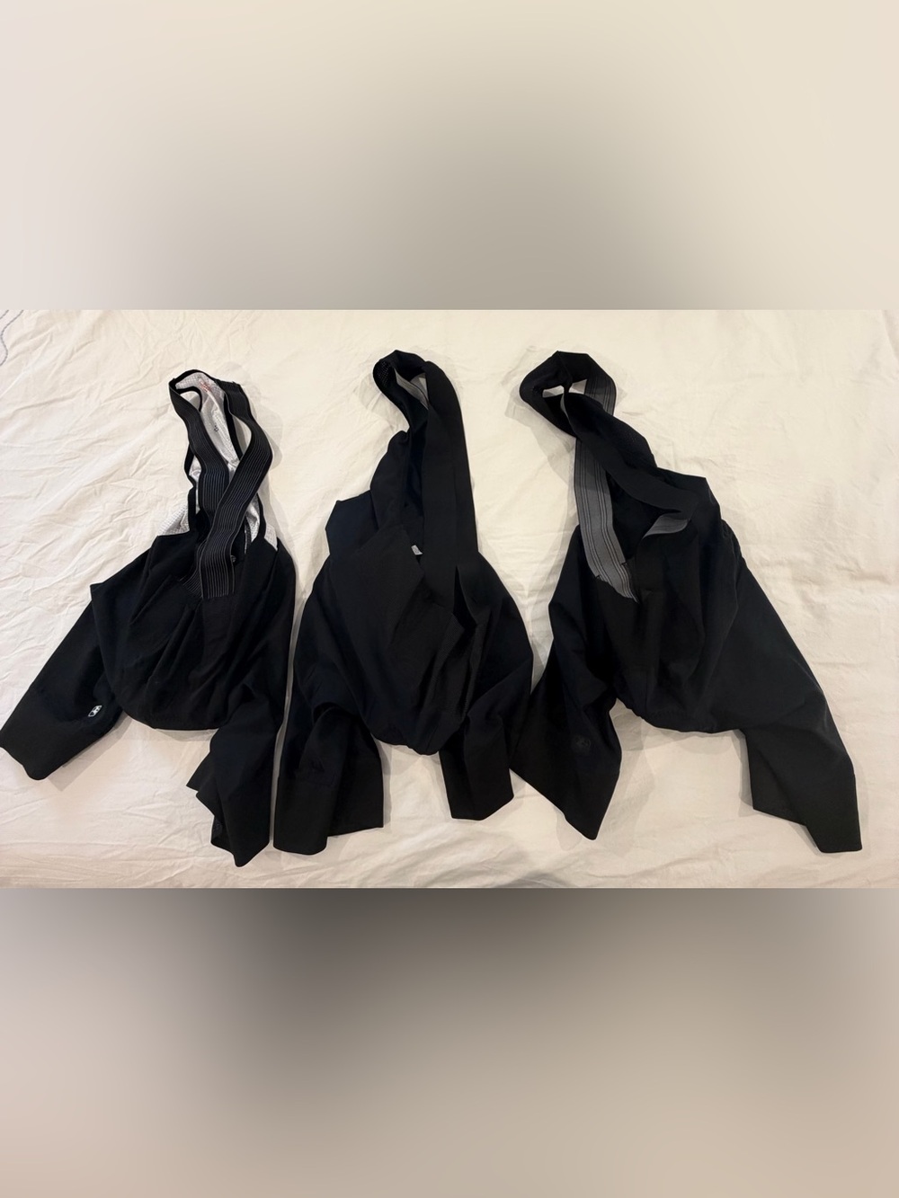 Lot of 3 Giordana FR-C FRC Pro Men's Cycling Bib Shorts L Black